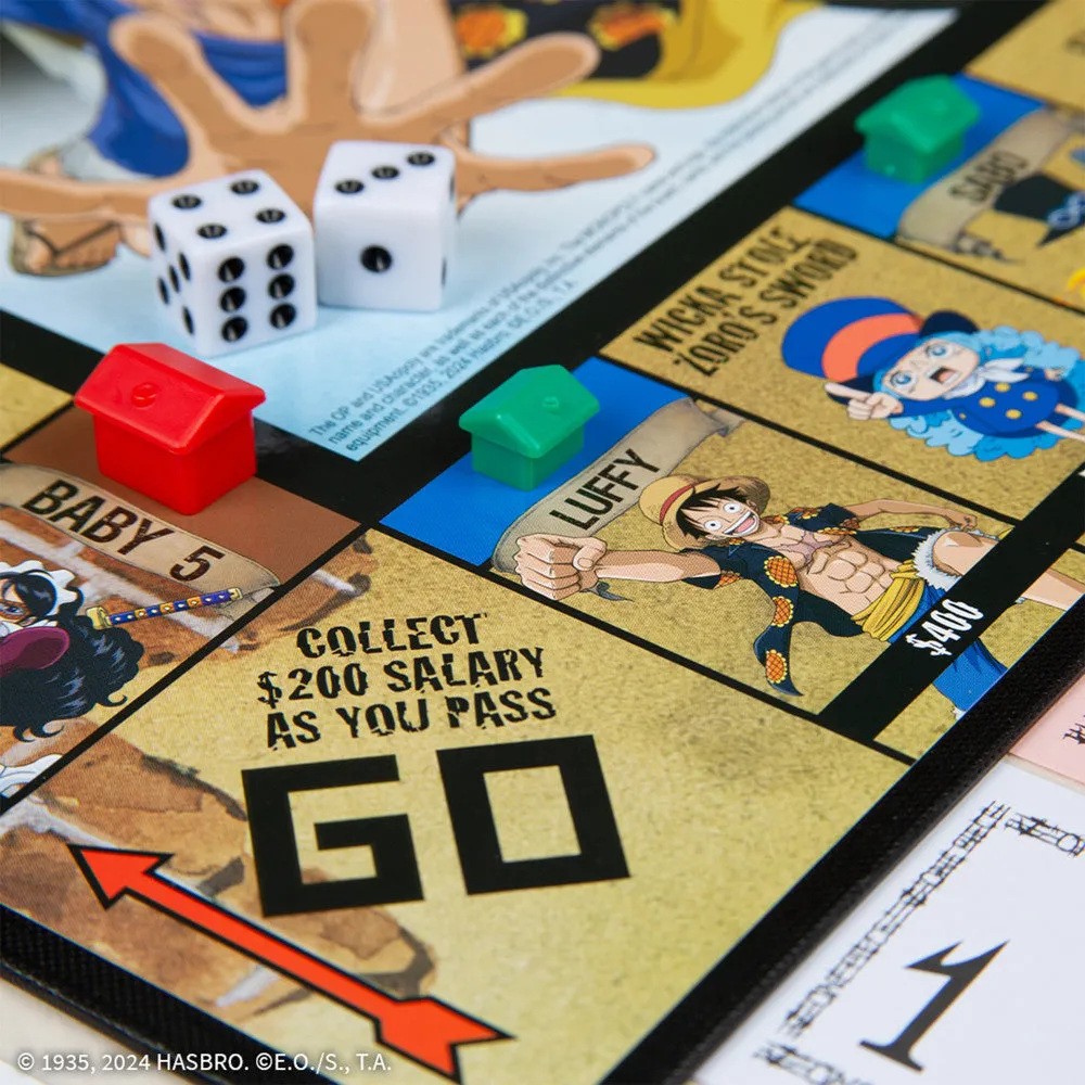 MONOPOLY One Piece Dressrosa Edition - Collectible Board Game, Ages 8 