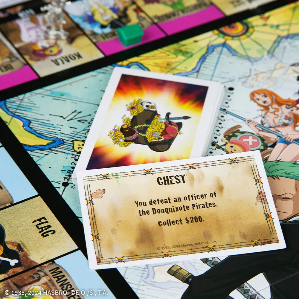 MONOPOLY One Piece Dressrosa Edition - Collectible Board Game, Ages 8 