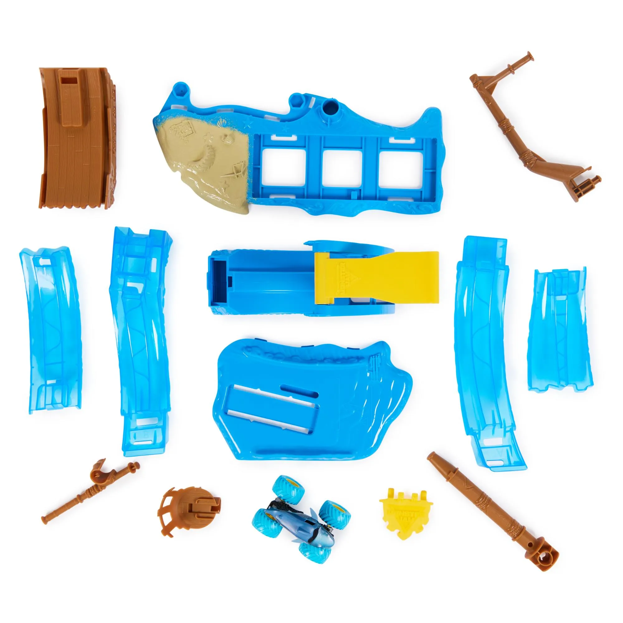 Monster Jam Megalodon Loop Of Doom Stunt Playset