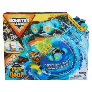 Monster Jam Megalodon Loop Of Doom Stunt Playset