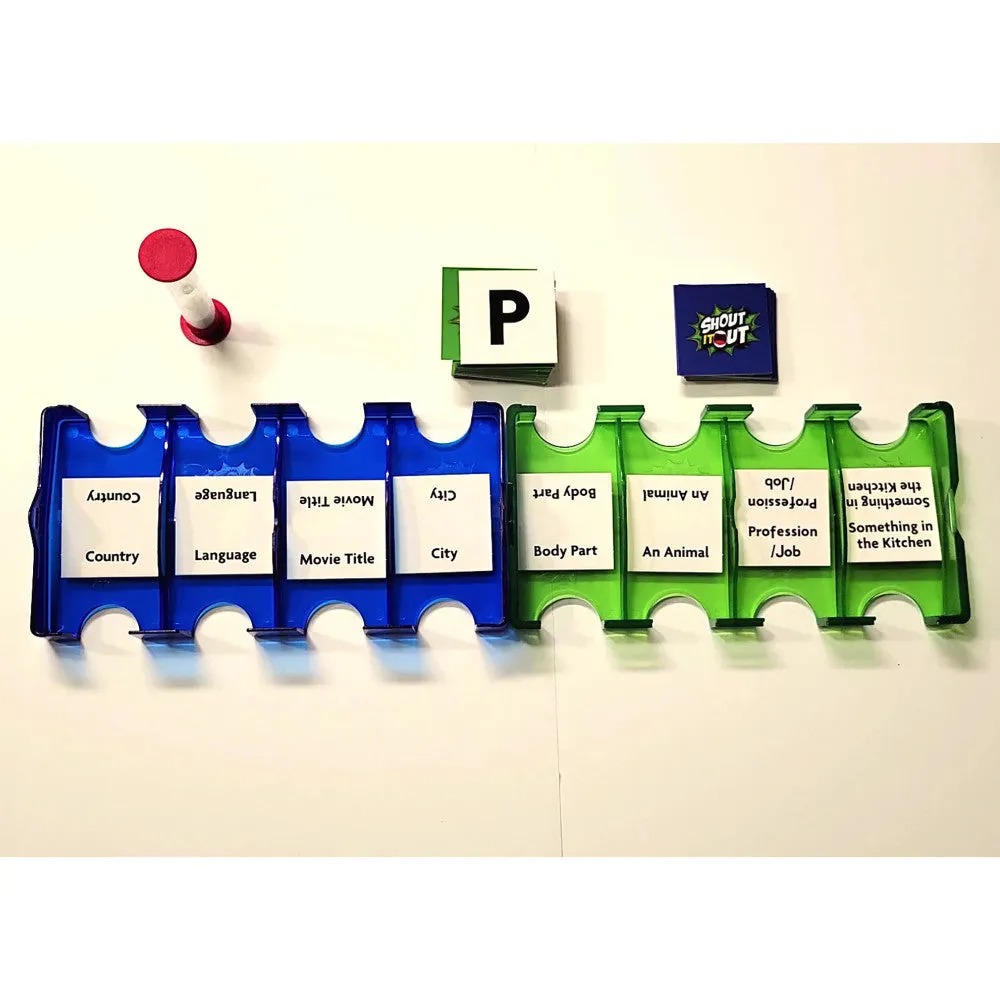 MukikiM Shout It Out Word Challenge Game, Ages 8 , for 2 Players/Teams