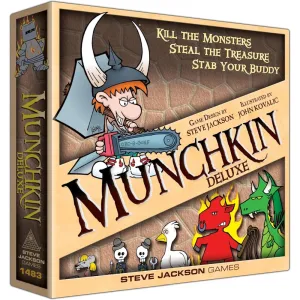 Munchkin Deluxe Edition Dungeon Adventure Board Game