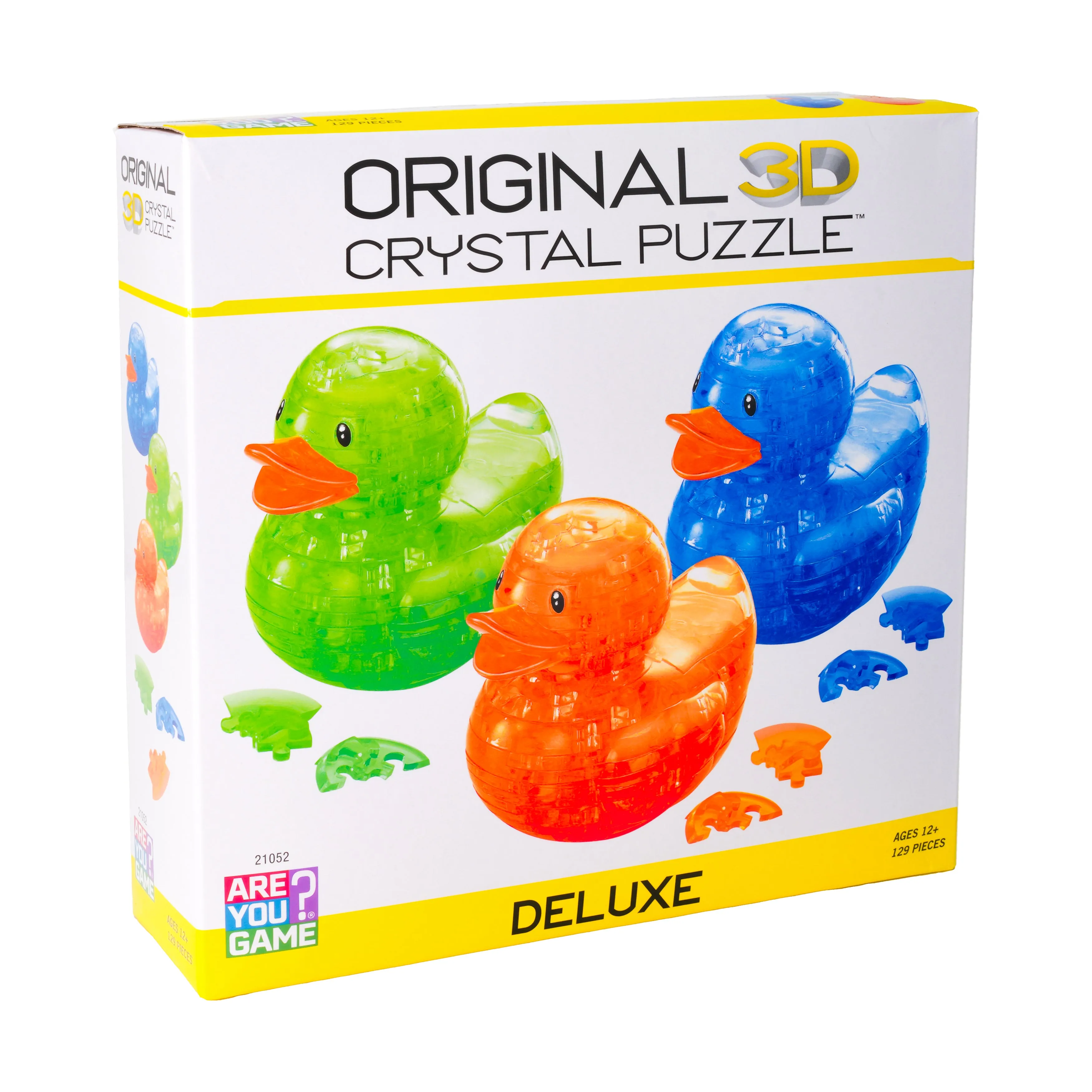 Neon Blast 3D Crystal Puzzle - Deluxe Rubber Ducks Trio