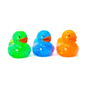 Neon Blast 3D Crystal Puzzle - Deluxe Rubber Ducks Trio