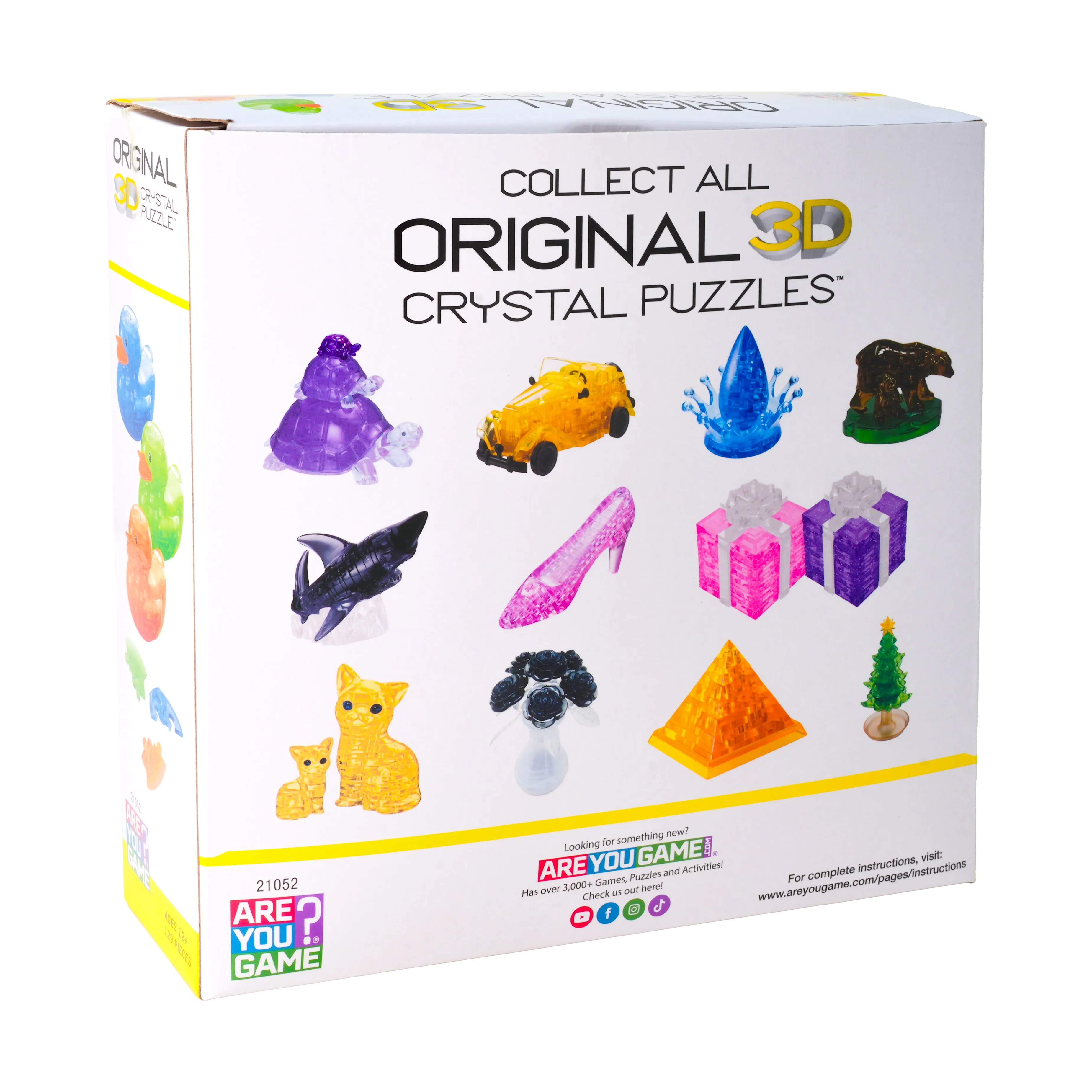 Neon Blast 3D Crystal Puzzle - Deluxe Rubber Ducks Trio