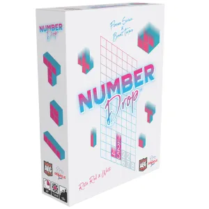 Number Drop Retro Edition Roll & Write Strategy Game