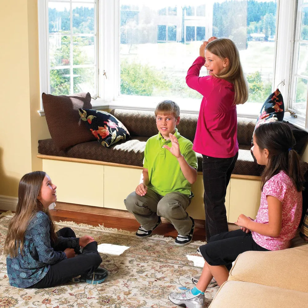Outset Media Kids Charades Game - New Box Size, 300 Fun Options for Ages 6 