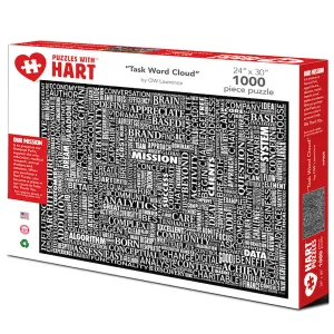 OW Lawrence Task Word Cloud Jigsaw Puzzle - 1000 pc