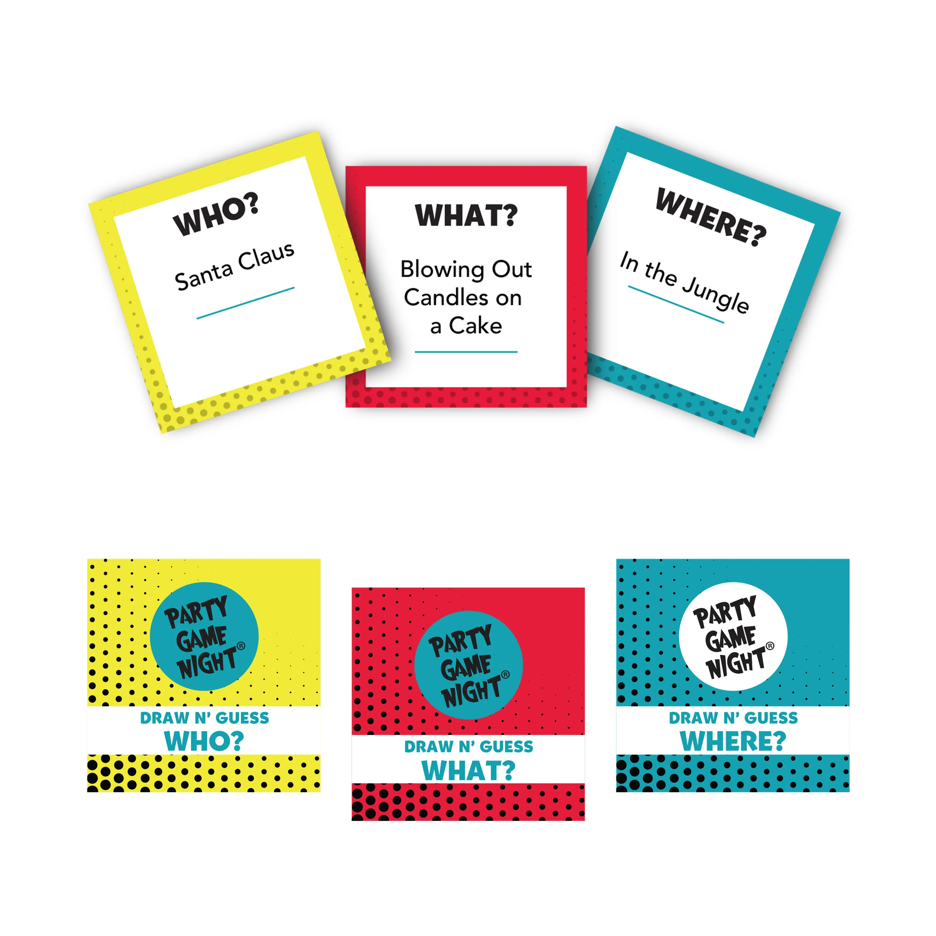 Party Game Night Draw n' Guess Imaginative Scene Creation Game