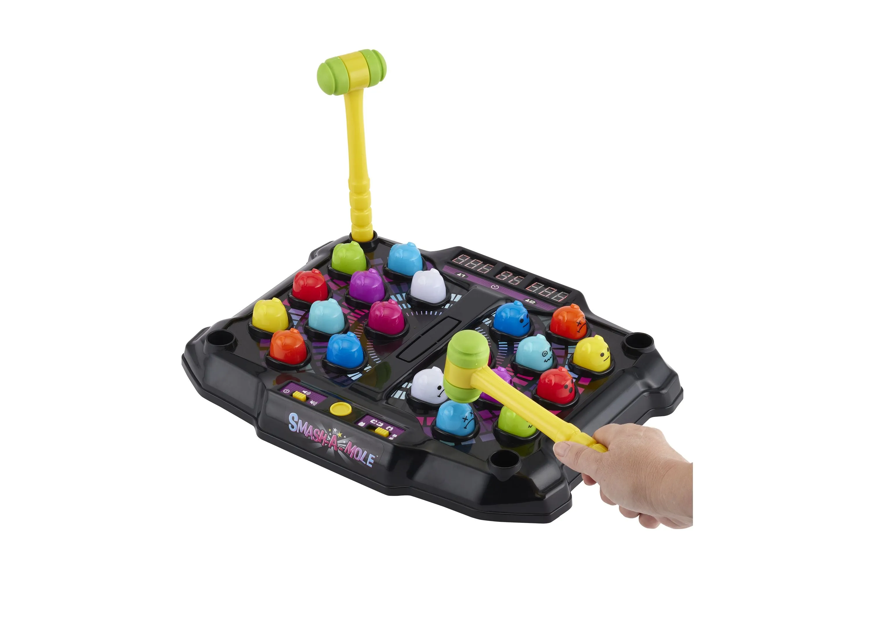 Pavilion Electronic Arcade Smash-a-Mole Game with Multiplayer Fun