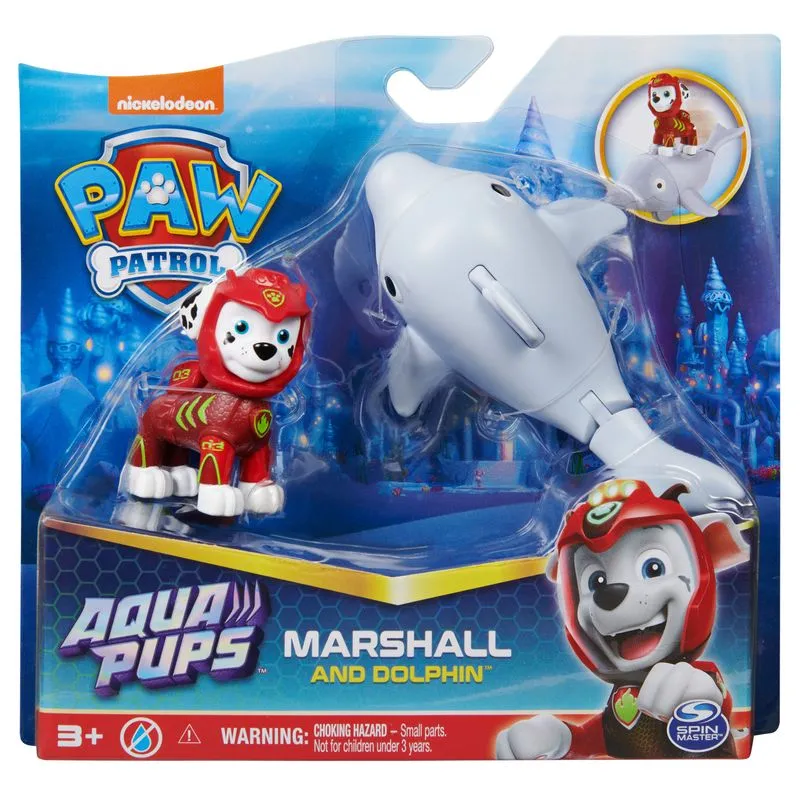PAW Patrol Aqua Pups Hero Pups Marshall And Dolphin
