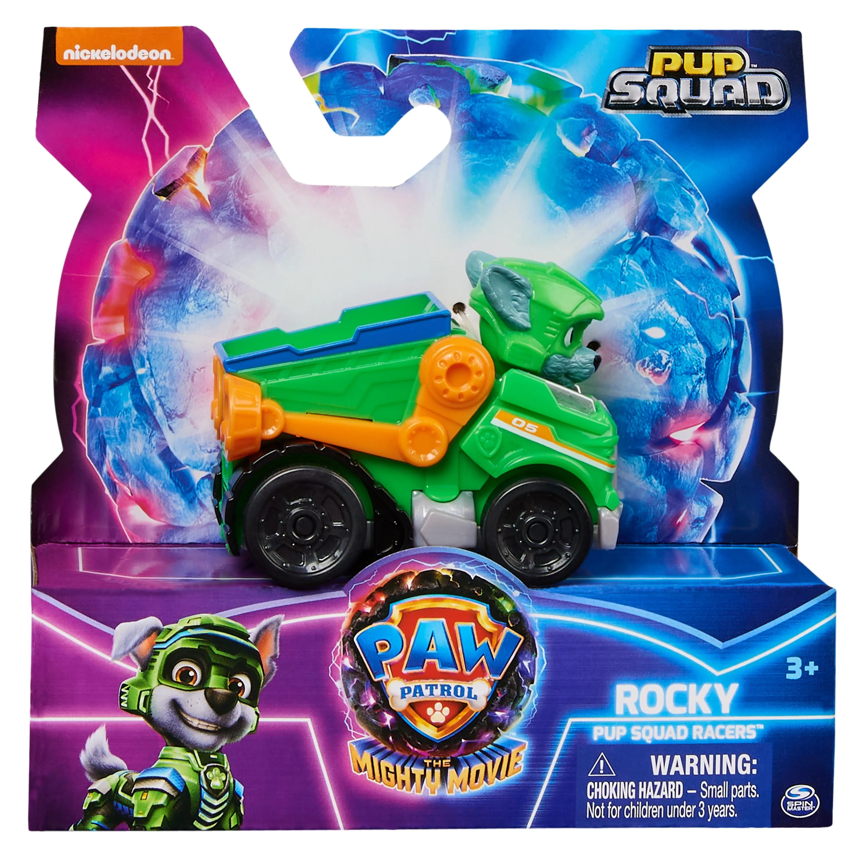 PAW Patrol The Mighty Movie Pup Squad Racers - Rocky