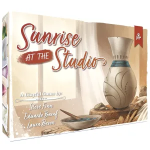 Pencil First Games: Sunrise at the Studio - Artistic Pottery Drafting Board Game