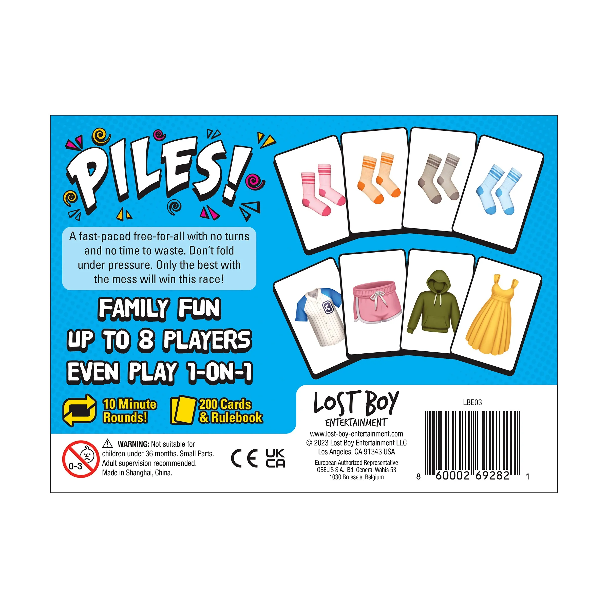 Piles! Quick-Thinking Card Grab Family Game