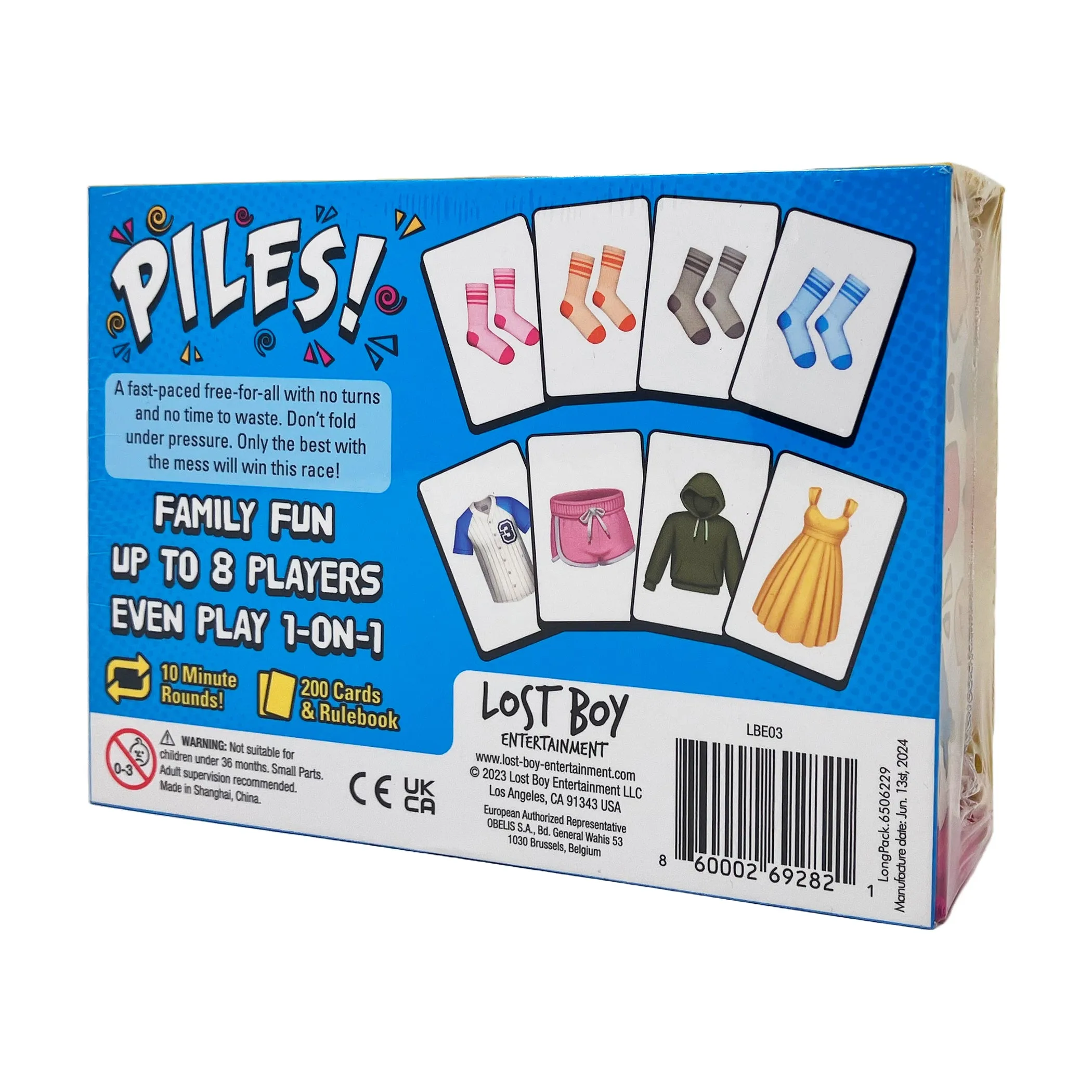 Piles! Quick-Thinking Card Grab Family Game