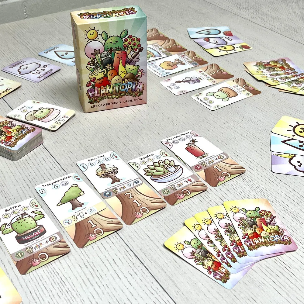 Plantopia Card Game by Barrel Aged Games, 2-5 Players, Ages 10 