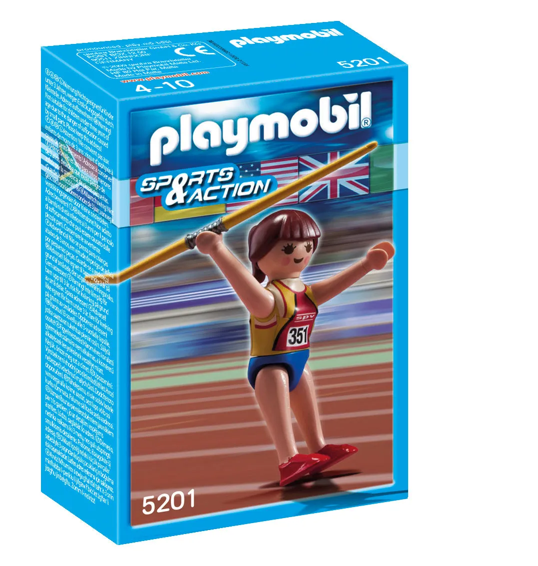 PLAYMOBIL 5201 Javelin Thrower Wise - Kids Toys