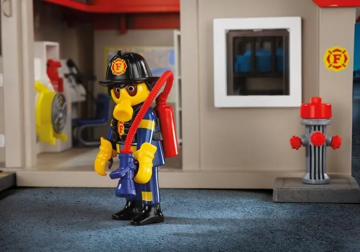 Playmobil 5663 City Action-Take Along Fire Station Wise - Kids Toys