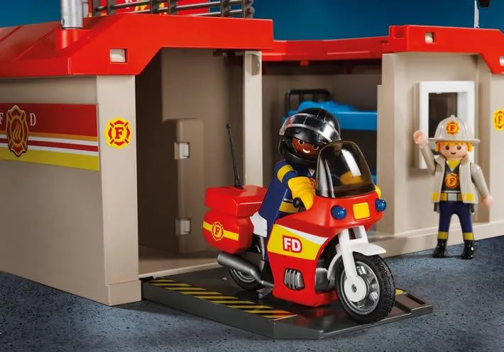 Playmobil 5663 City Action-Take Along Fire Station Wise - Kids Toys