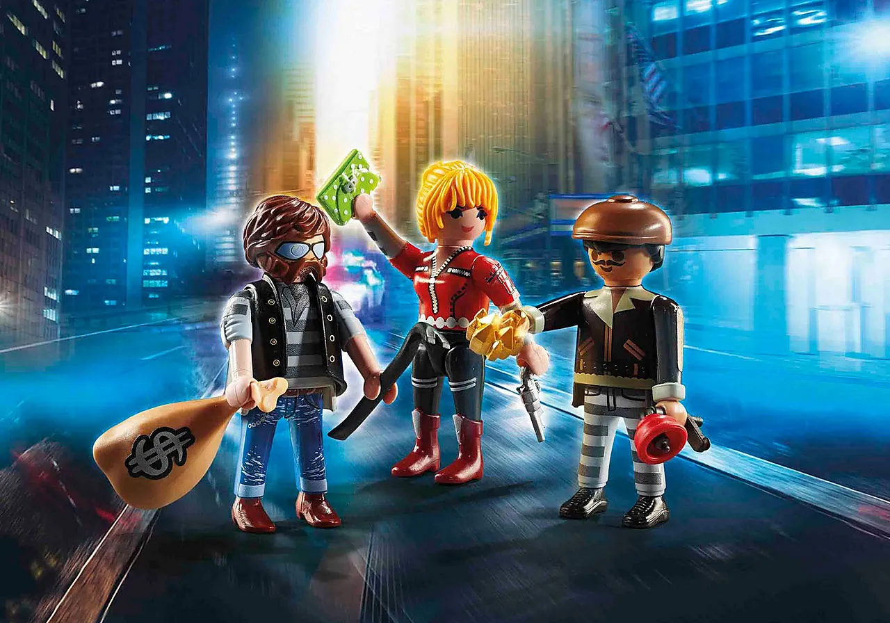 PLAYMOBIL 70670 Police-Thief Figure Set Wise - Kids Toys