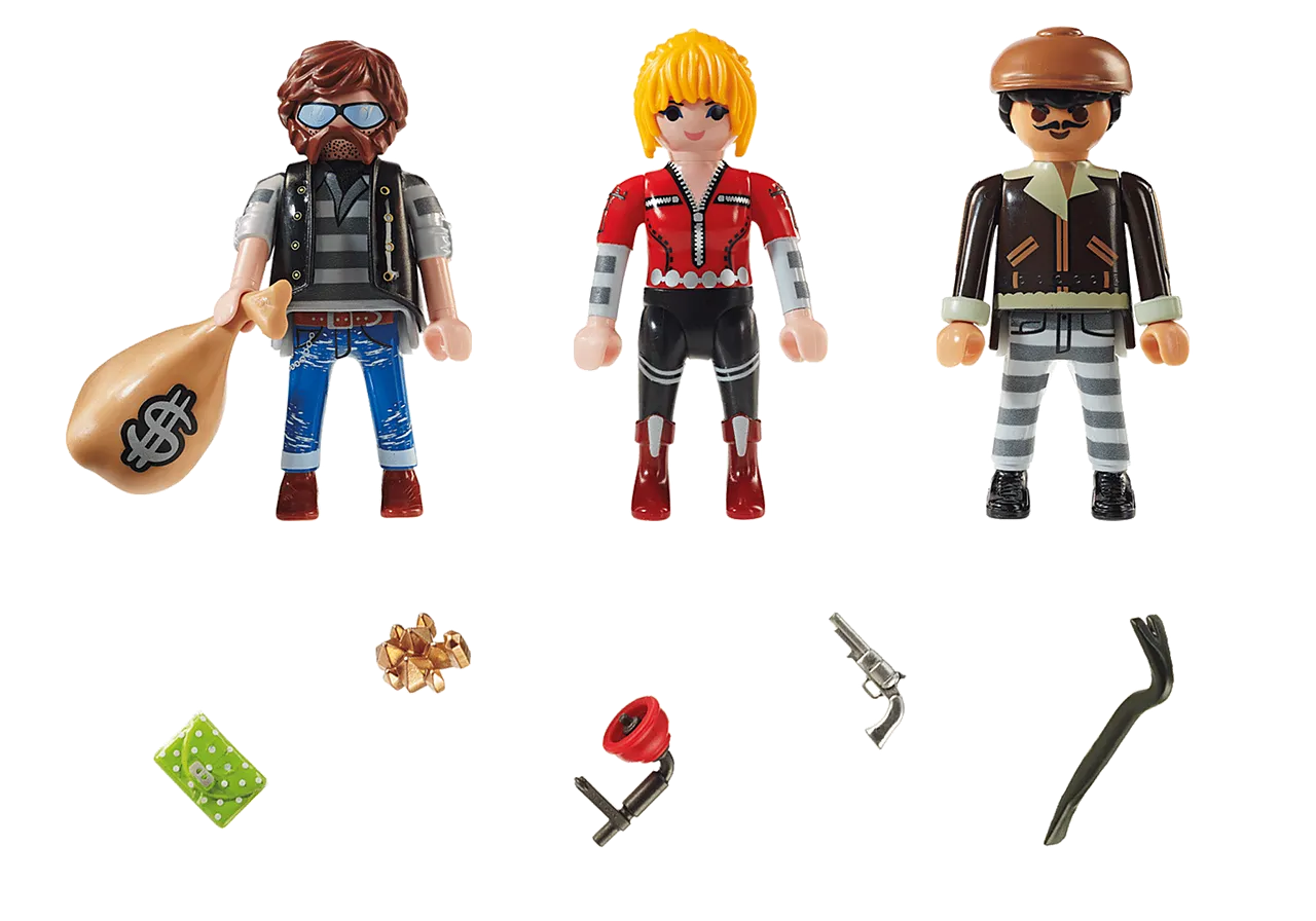 PLAYMOBIL 70670 Police-Thief Figure Set Wise - Kids Toys