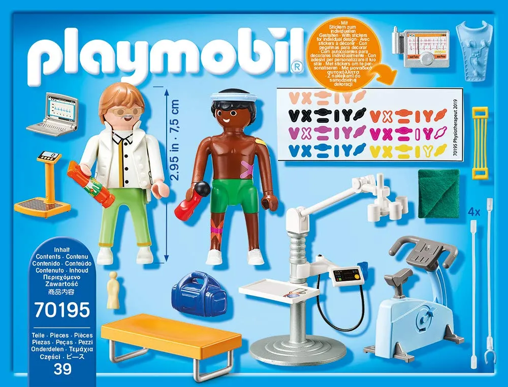 Playmobil Hospital-Physiotherapist Wise - Kids Toys