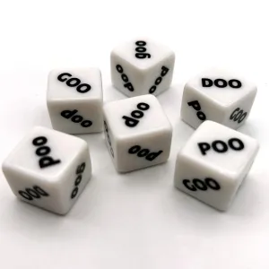 Poo Doo Goo Fast-Fingers Dice Party Game for Ages 8 