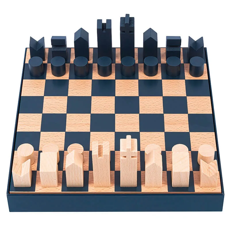 Regal Games Deluxe Wooden Chess Set with Inlaid Walnut Board