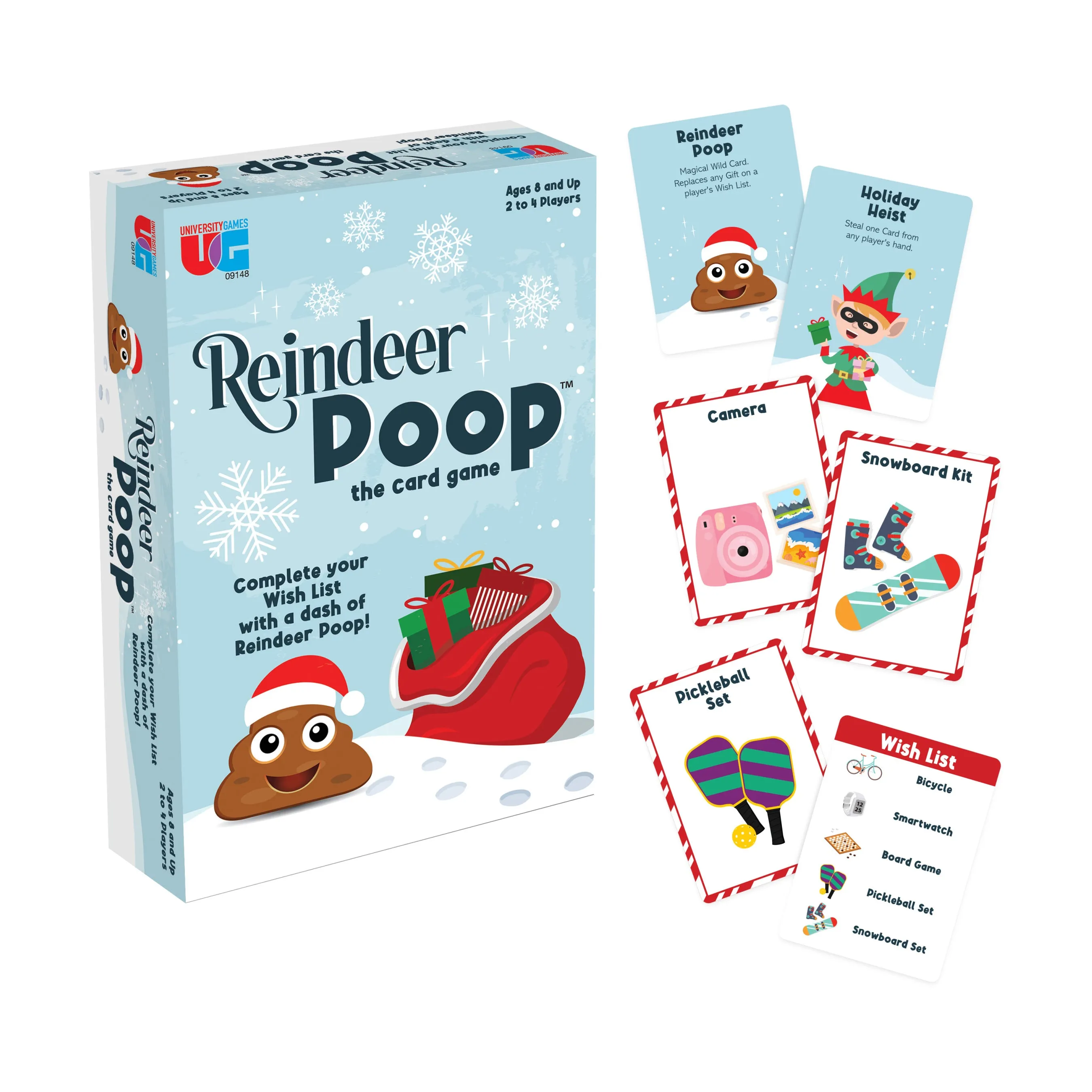 Reindeer Poop Festive Family Card Game