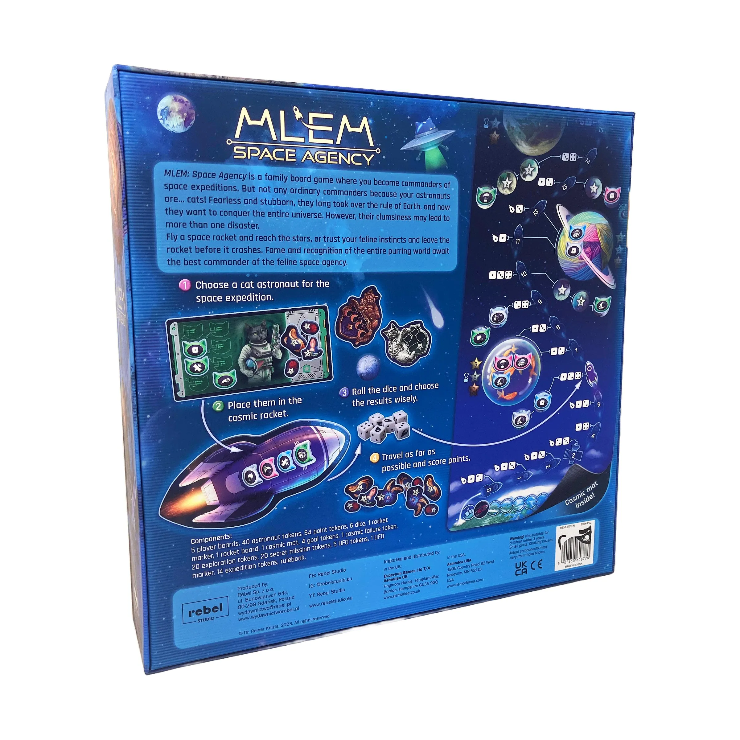 Reiner Knizia's MLEM: Space Agency - Cosmic Cat Commanders