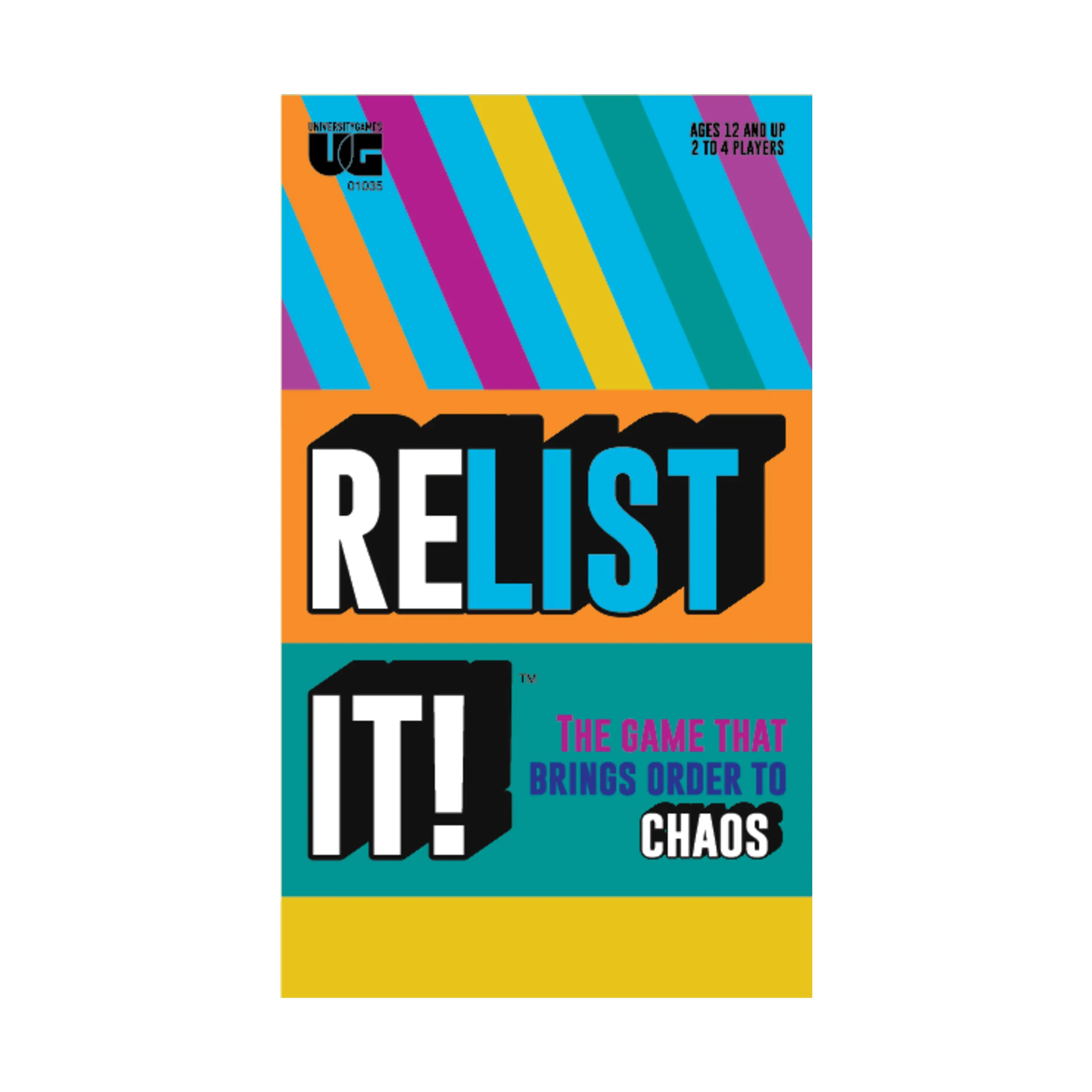 Relist It! Order vs. Chaos Strategy Board Game