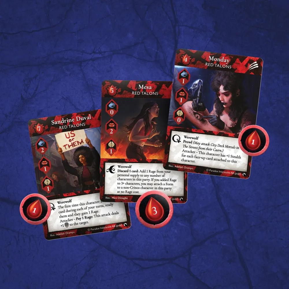 Renegade Game Studios Vampire: The Masquerade - Fang and Talon Expansion