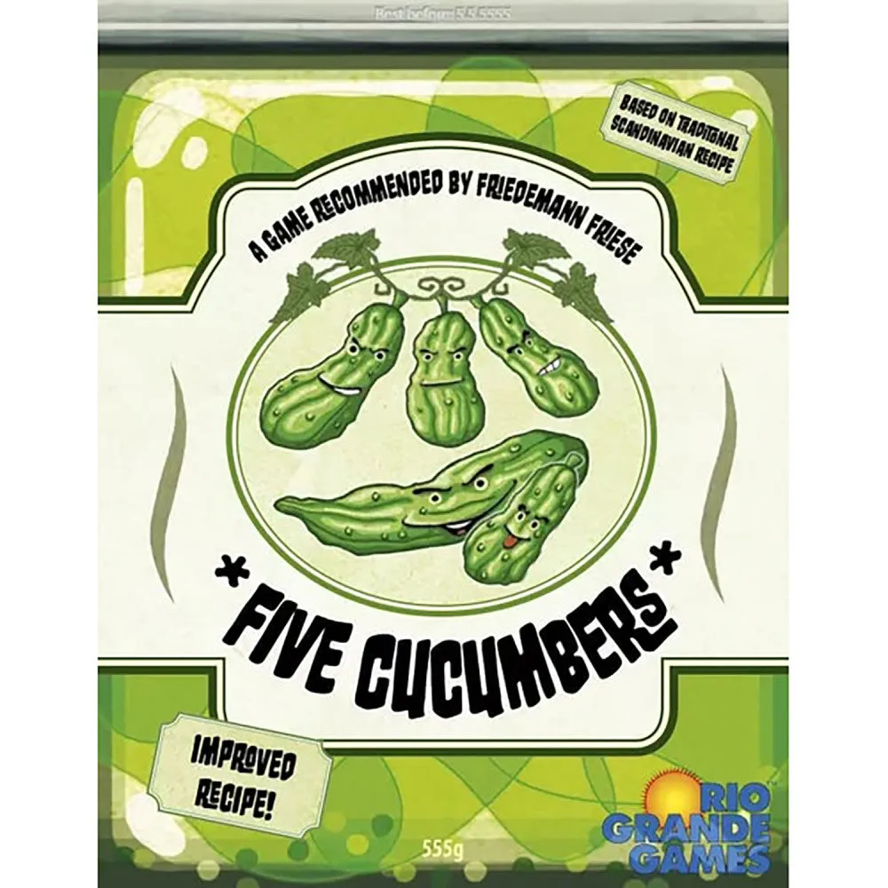 Rio Grande Games Five Cucumbers: Ultimate Strategy Card Frenzy