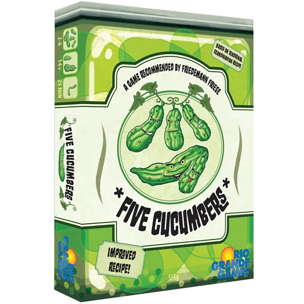 Rio Grande Games Five Cucumbers: Ultimate Strategy Card Frenzy