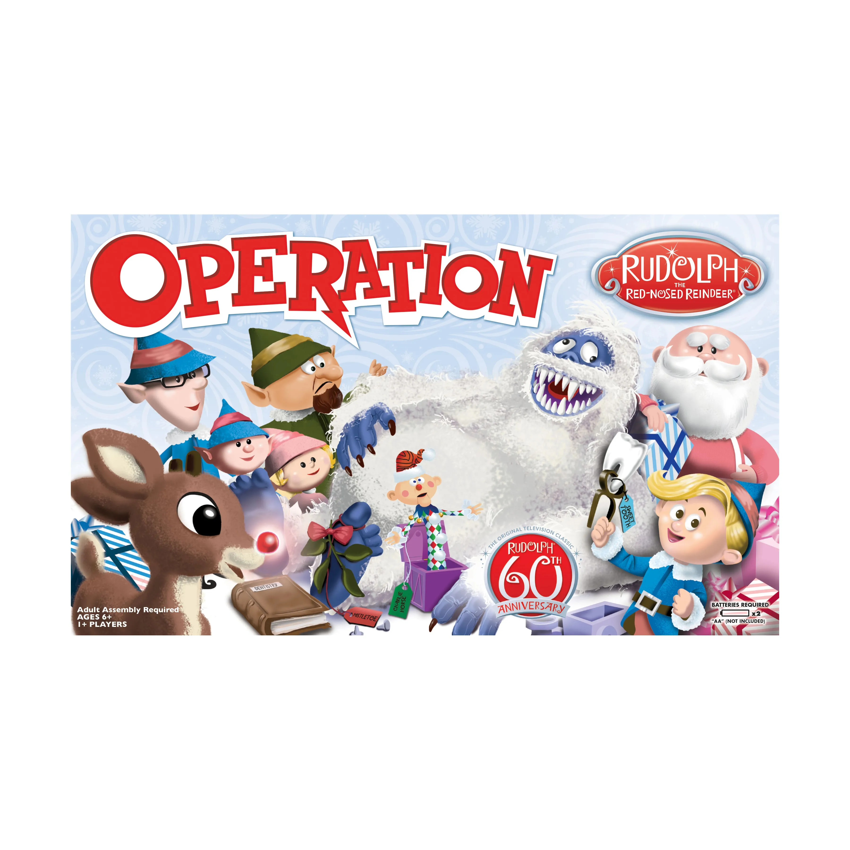 Rudolph the Red-Nosed Reindeer Operation 60th Anniversary Board Game