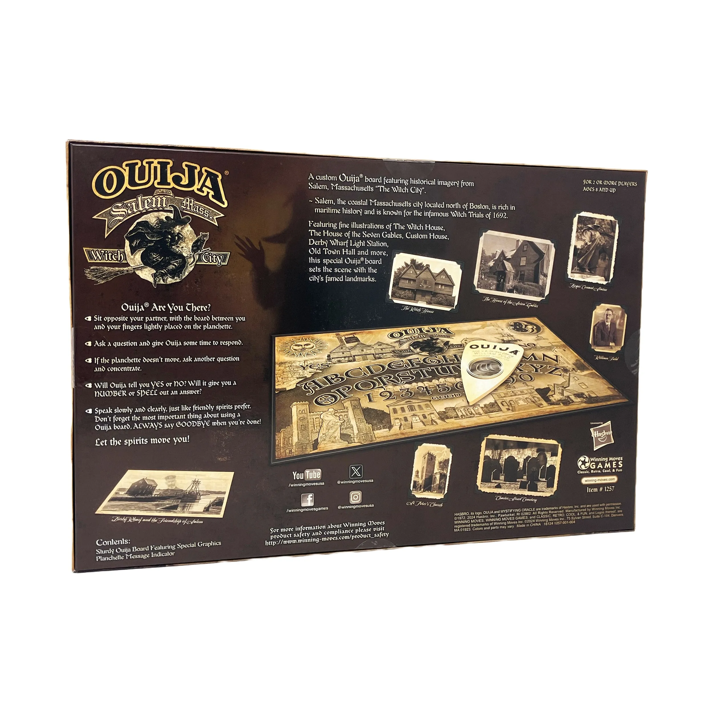 Salem Mass 'Witch City' Edition Ouija Board