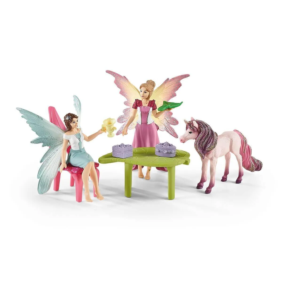 SCHLEICH 42526 Fairy Caf Blossom Figures Playset