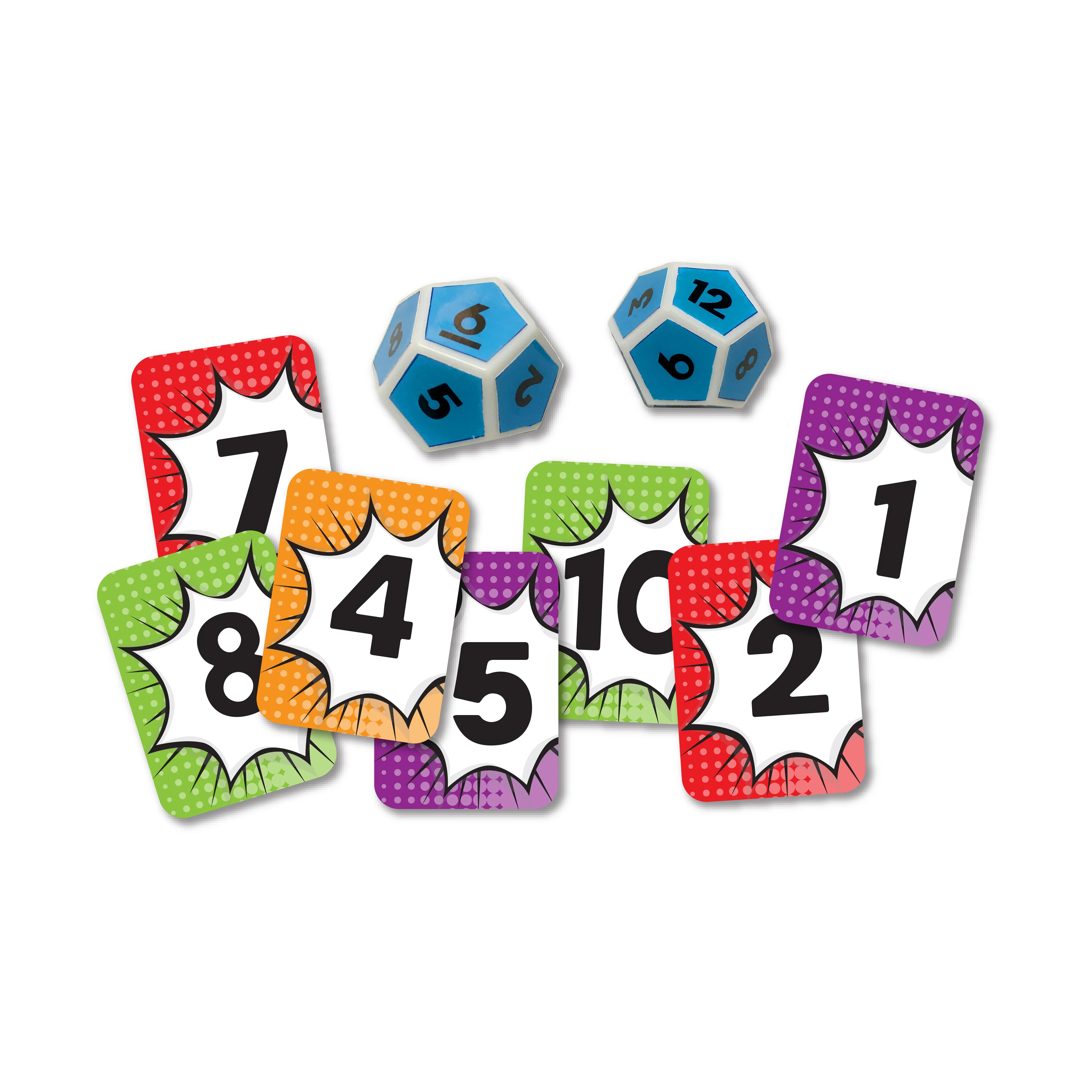 Scholastic Math Match Dice and Card Game - Educational Fun for Ages 6 