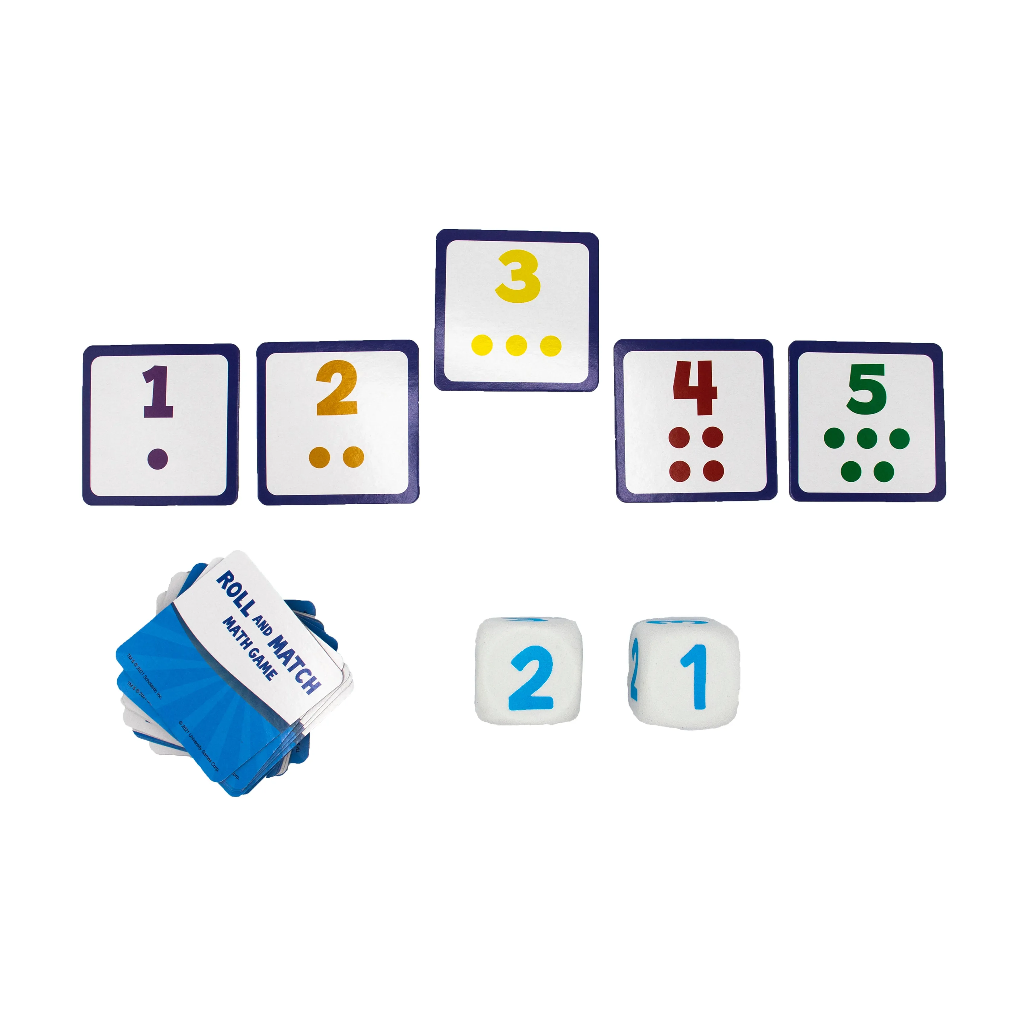 Scholastic Roll and Match Math Game - Dice and Number Fun