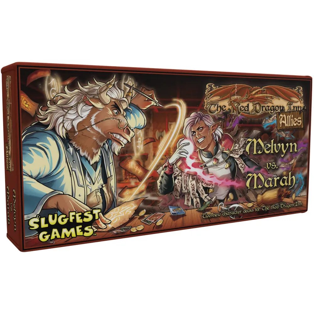 Slugfest Games: The Red Dragon Inn Allies - Melvyn vs Marah Strategy Board Game