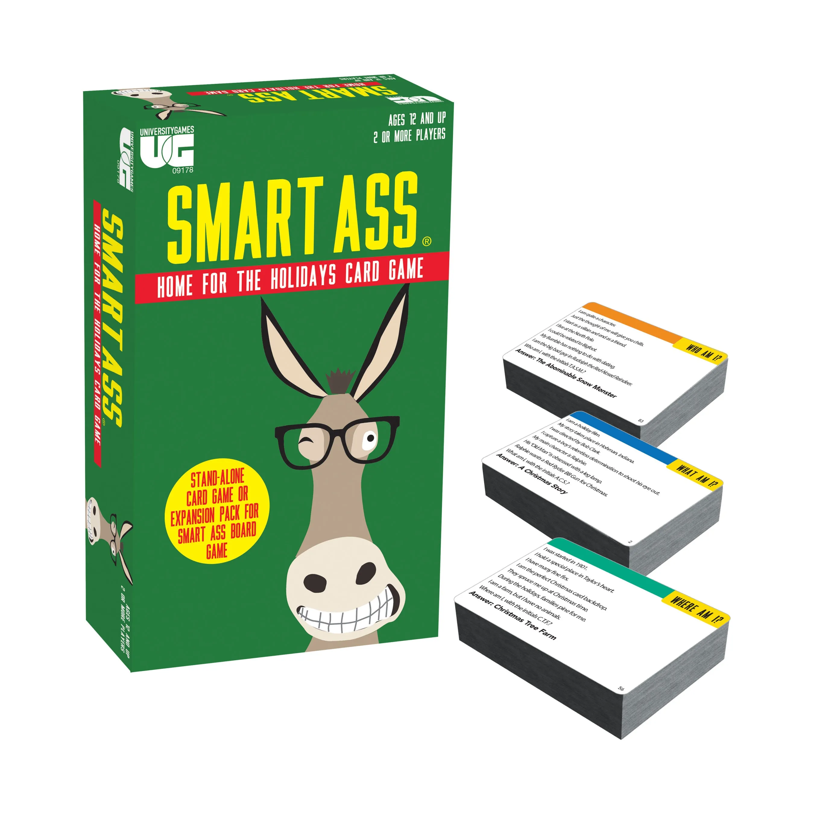 Smart Ass Home for the Holidays Edition Trivia Card Game
