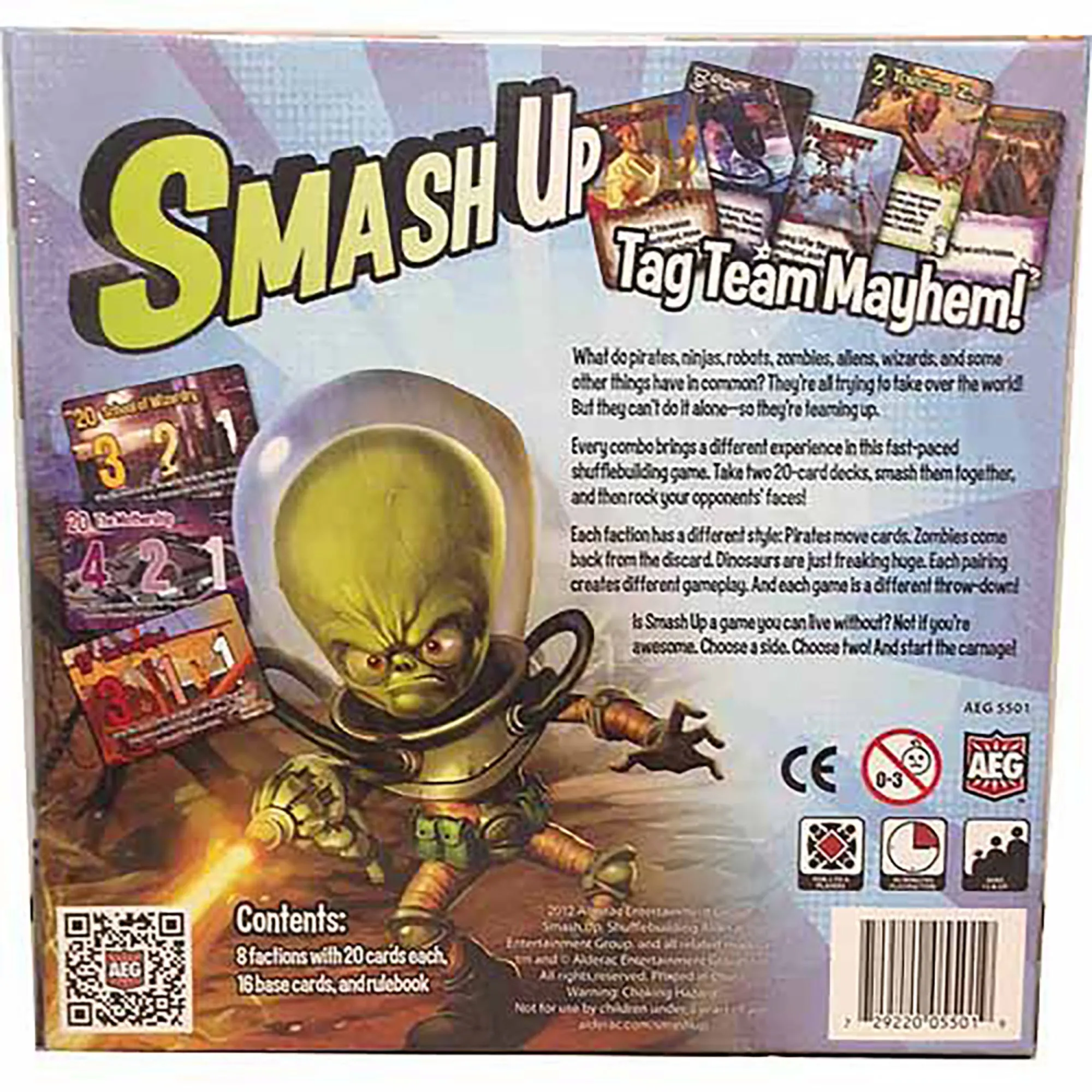 Smash Up Base Game - Ultimate Shufflebuilding Card Game by Paul Peterson