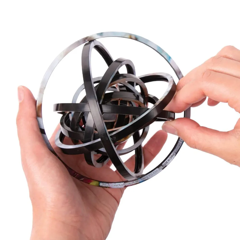 Sonic Speed Spin Flip Puzzle - 12 Ring Double-Sided Challenge