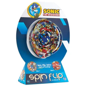 Sonic Spin Flip Double-Sided Puzzle - 12 Ring Brain Teaser