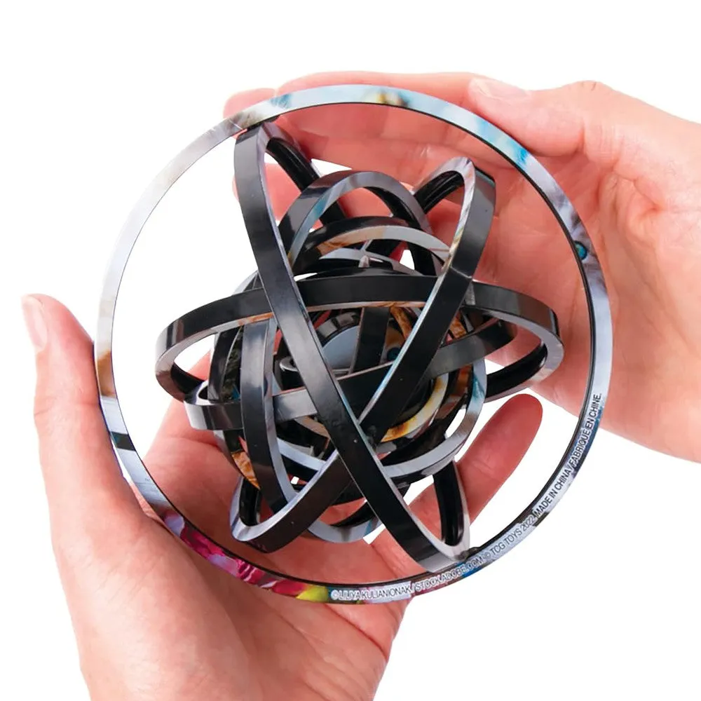 Sonic Spin Flip Double-Sided Puzzle - 12 Ring Brain Teaser