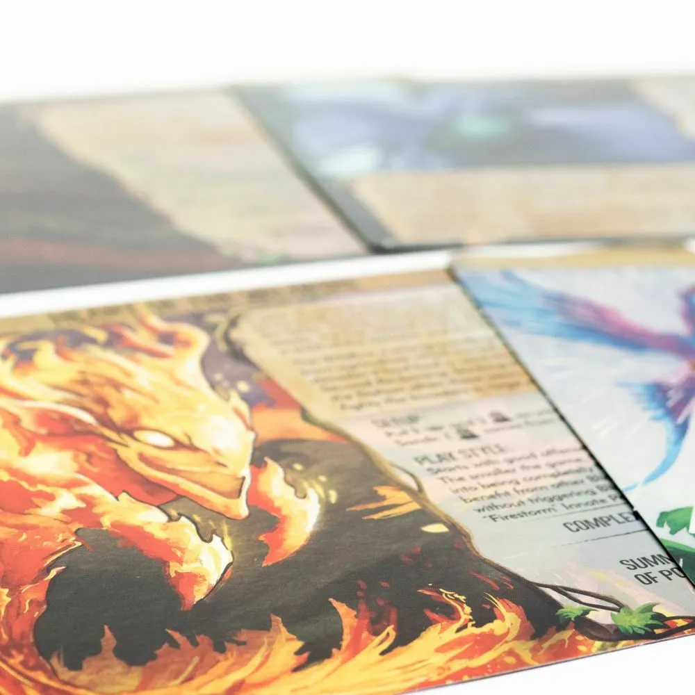 Spirit Island Feather & Flame: Shimmering Foil Spirit Panels