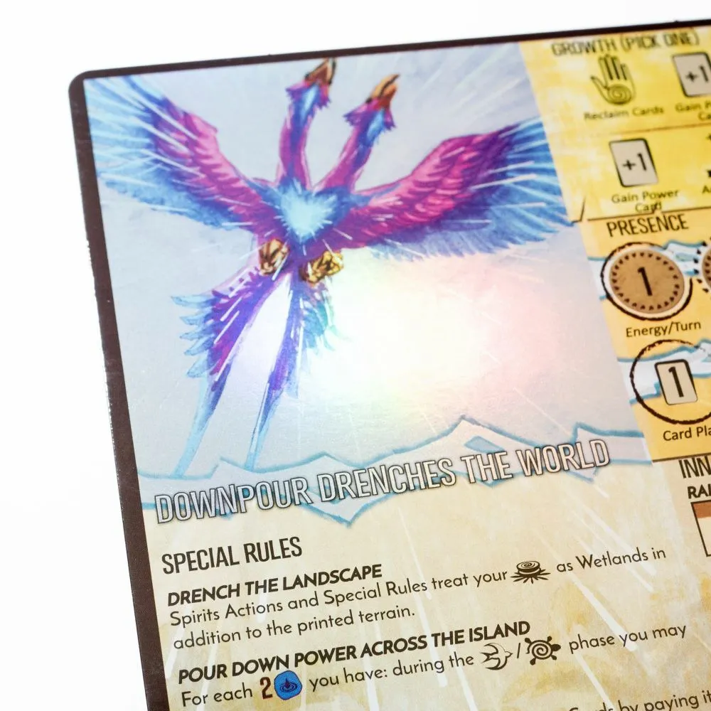 Spirit Island Feather & Flame: Shimmering Foil Spirit Panels