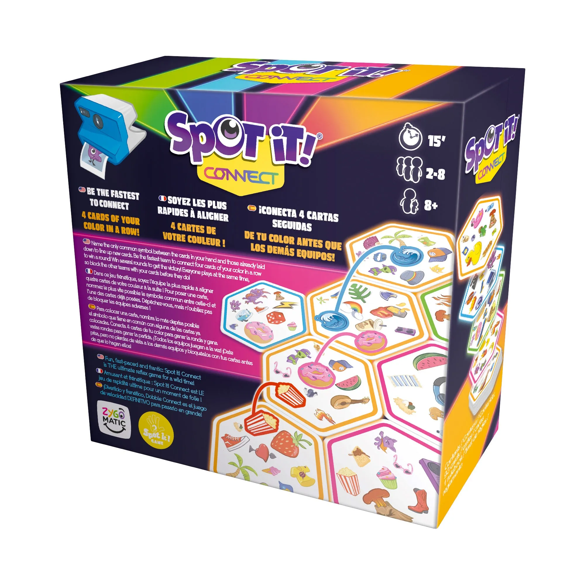 Spot it! Connect Fast-Paced Matching Card Game