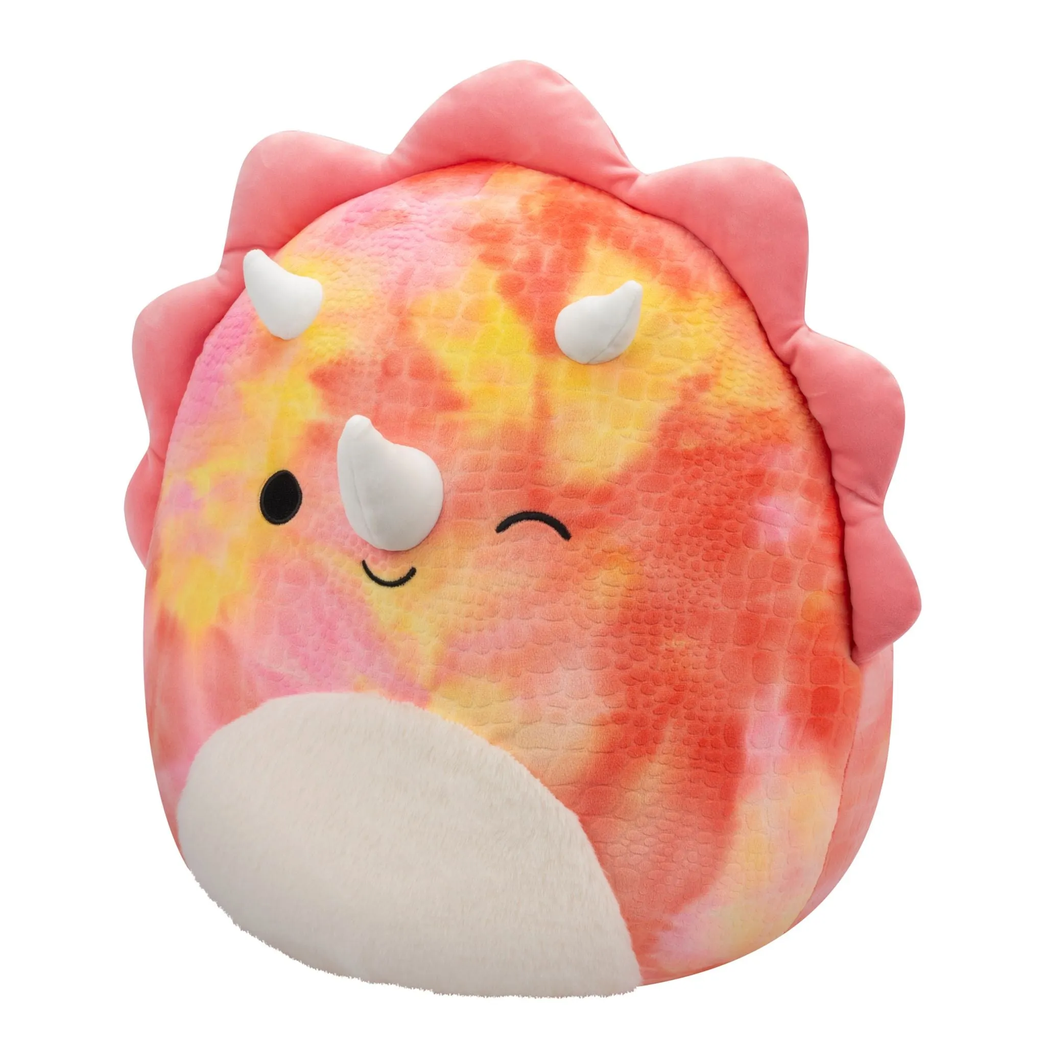 Squishmallows 16 Inch Plush Trinity The Pink Tye Dye Triceratops