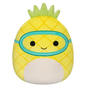 Squishmallows 7.5 Inch Plush S15 Maui Pineapple With Scuba Mask